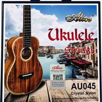 Alice AU045-C Kristal Naylon Concert Ukulele Teli - Alice