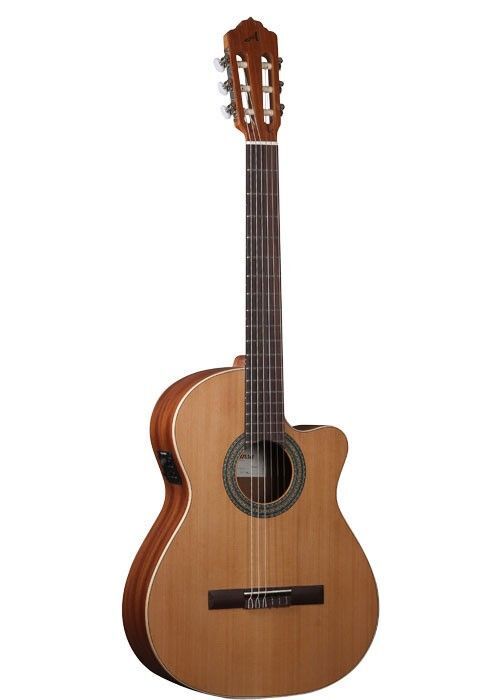 Almansa CW 400 Nature Elektro Cutaway Klasik Gitar - 1