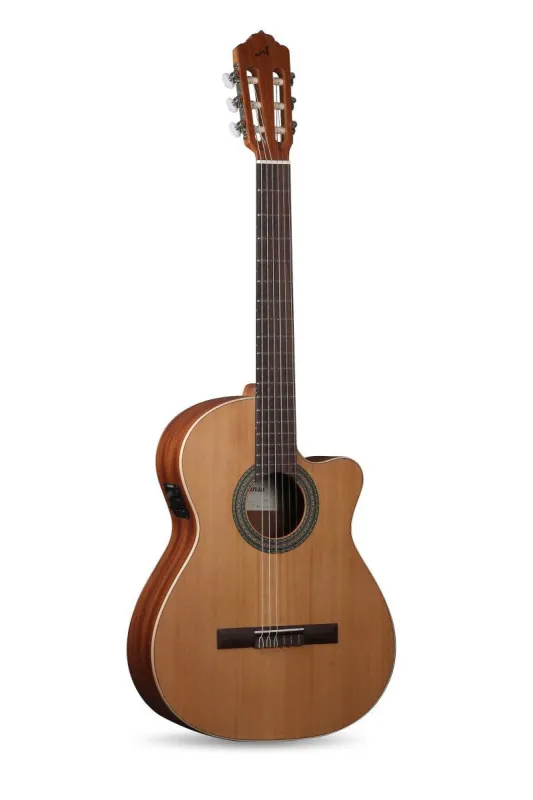 Almansa CW 400 Nature Elektro Cutaway Klasik Gitar - 3