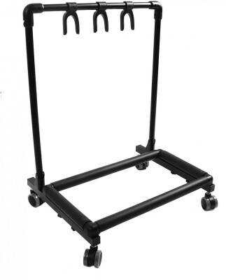 ArtStand CM075-W 3'lü Yatay Tekerlekli Gitar Standı Yeni Versiyon - Artstand