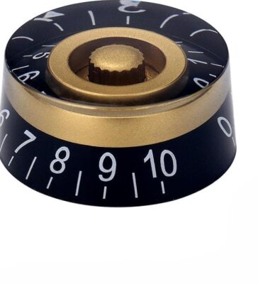 ASK-M Black/Amber Les Paul Stil Speed Volume/Tone Potans Kontrol Düğmesi (Knob) - ASK-M