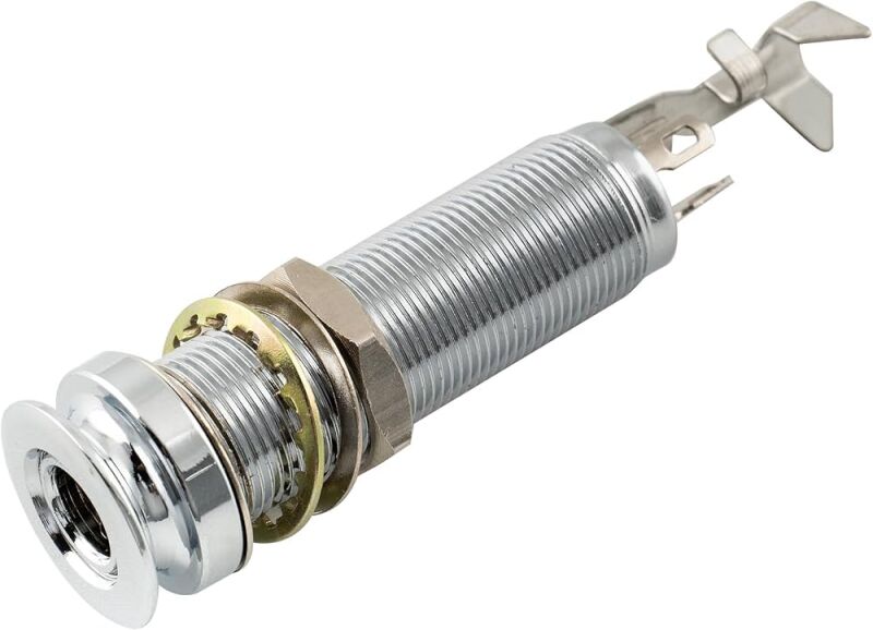 ASK-M Boru Tipi Askı Pimli Kombine Gitar Jack Girişi - 1