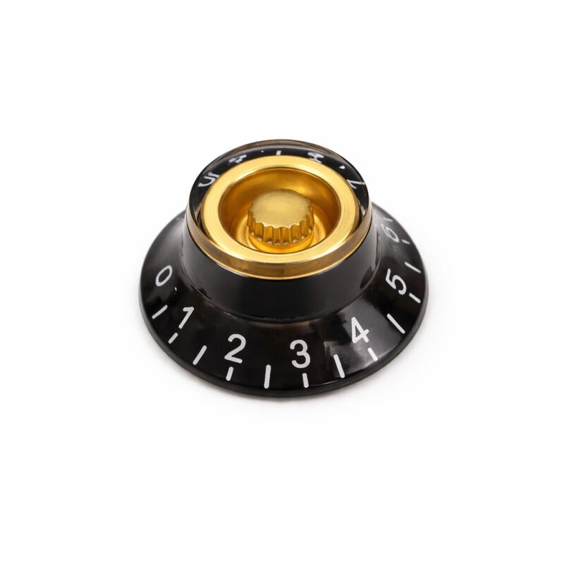 ASK-m LP Style Bell Tip Amber/Black Gitar Volume/Tone Potans Düğmesi - 1