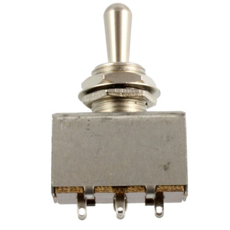 ASK TGS202-MT Kutu Gibson Stil Metal Tips Toggle Switch Chrome - Thumbnail