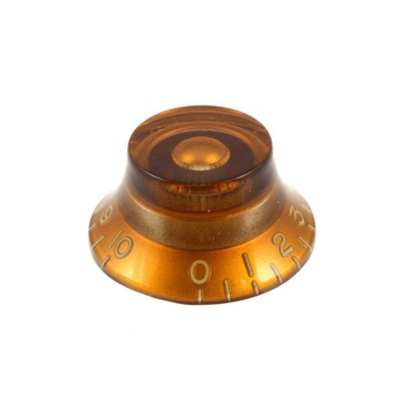 Gibson Style Barrel Tip Amber Gitar Potans Düğmesi-Guitar Knob-Tek - Thumbnail