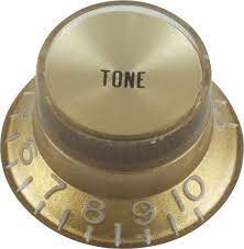 ASK-M - Gibson Style Top Hat Gold-Gold Tone Potans Knob-Potans Düğmesi Tek