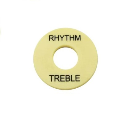 Gibson/Epiphone Style Switch Kapağı-Rhythm Treble(İvory)