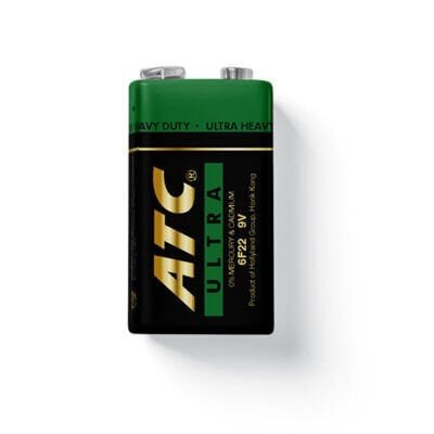 ATC Ultra 6F22 Alkalin 9 Volt Pil - ATC
