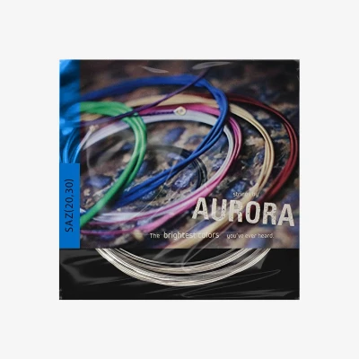 AURORA Uzun Sap Bağlama Teli - 0.20/Gümüş - 1