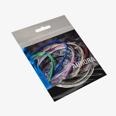 AURORA Uzun Sap Bağlama Teli - 0.20/Gümüş - 2