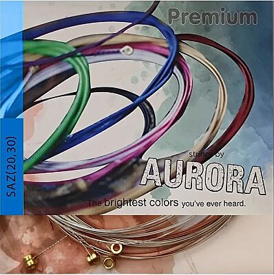 AURORA Premium Bağlama Teli Boncuklu - 0.20 Bakır - 