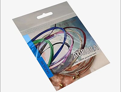 AURORA Premium Bağlama Teli Boncuklu - 0.20 Bakır - 2