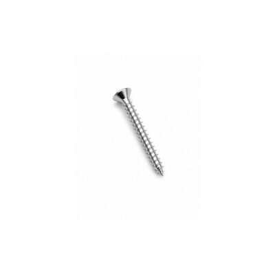 Bass/Telecaster® Bridge/Strap Button Mounting Screws, Phillips-Head, Chrome, TEK - Fender
