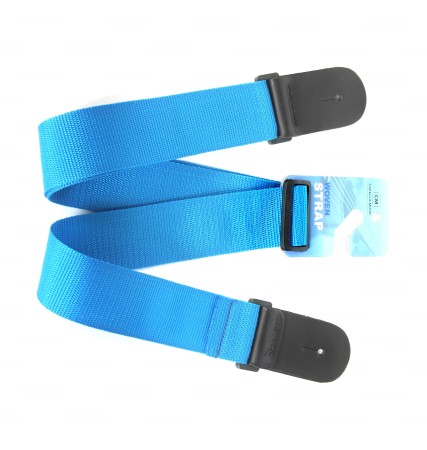 Capella CM472-BLU Woven Koton Mavi Gitar Askısı - Capella