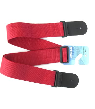 Capella CM472-RD Woven Koton Kırmızı Gitar Askısı - Capella