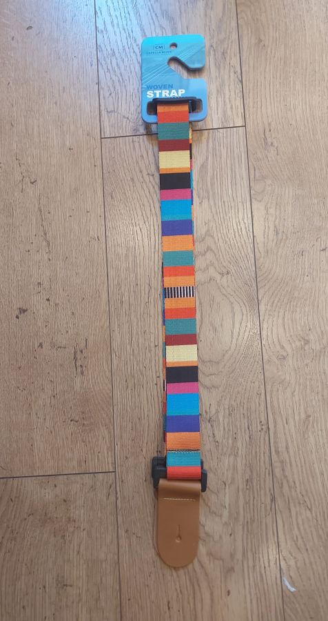 Capella CM473GK Woven Gökkuşağı Ukulele Askısı - 1