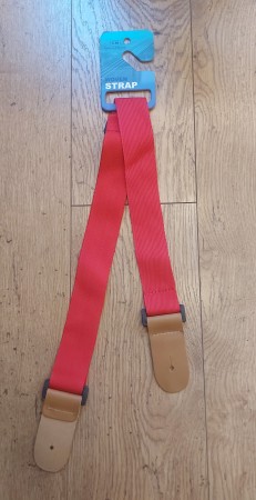 Capella CM473RD Woven Kırmızı Ukulele Askısı - Capella