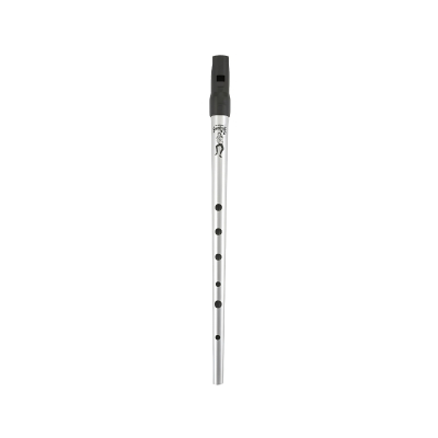 D Clarke Sweetone D Tin Whistle İrlanda Flütü – Gümüş Gri, Kılıflı - Clarke