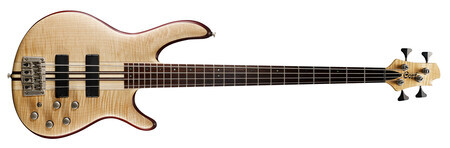 Cort A4 Plus FMMH Open Pore Natural 4 Telli Bas Gitar - 5