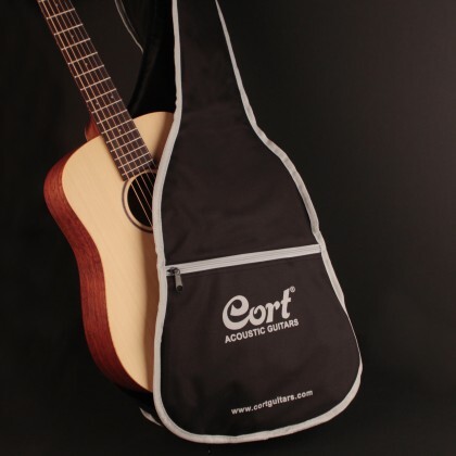 Cort Earth Mini F Adirondack OP Elektro Akustik Travel Gitar - Thumbnail
