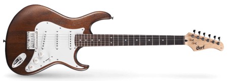 Cort - Cort G100OPW Open Pore Walnut Elektro Gitar (S-S-S)