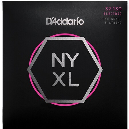 D’Addario NYXL32130 6 Telli Bas Gitar Tel Takımı Long Scale (32-130) - Thumbnail