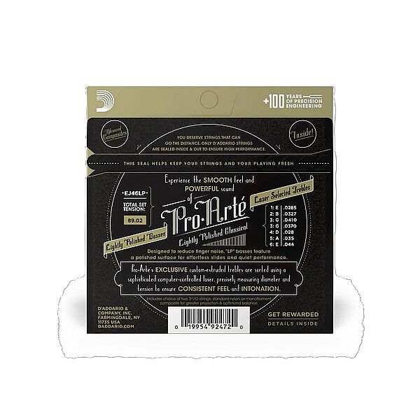 DADDARIO EJ46LP PRO ARTE KLASİK GİTAR TEL SETİ, LIGHTLY POLISHED - 2