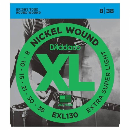 Elektro Gitar Tel Seti, XL, 8-38, Extra Super Light - DADDARIO ABD