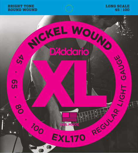 Bas Gitar Tel Seti, Xl, 45-100, Long Scale, Nickel - 1