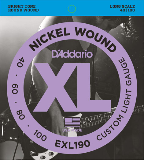 Bas Gitar Tel Seti, XL, 40-100, Long Scale, Nickel - 1