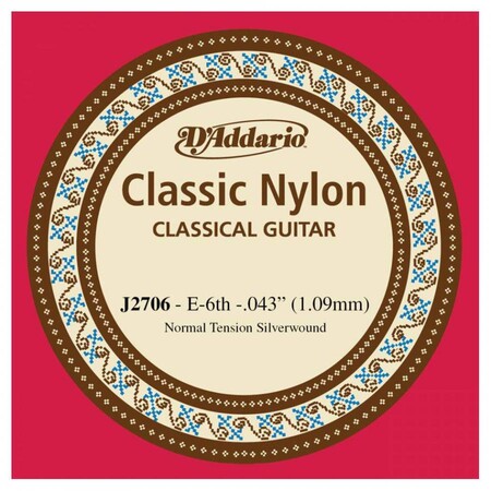 KLASİK GİTAR TEK TELİ, CLASSIC NYLON, NORMAL TENSI - DADDARIO ABD