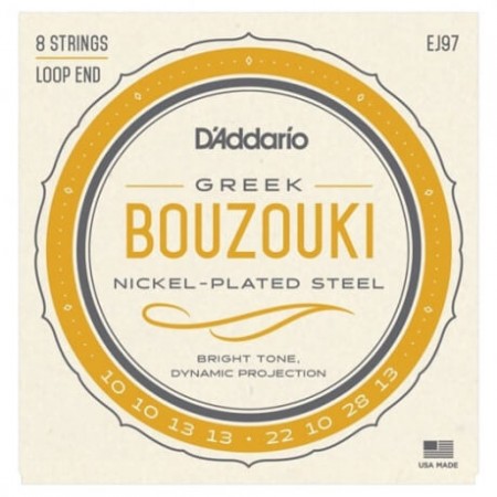 BUZUKİ TEL SETİ, 8'Lİ TAKIM, NICKELPLATED STEEL WO - DADDARIO ABD