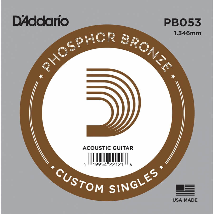 Akustik Tek Tel, Phosphor Bronze Wound, (Mi) - 1