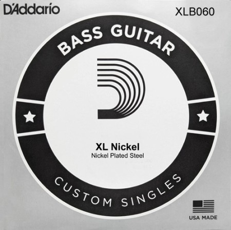 BAS GİTAR TEK TEL, (RE), XL NICKEL WOUND, 0.060 GA - DADDARIO ABD