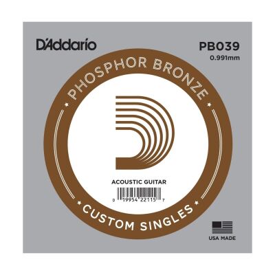 Akustik Tek Tel Phosphor Bronze Wound (La) - DAddario