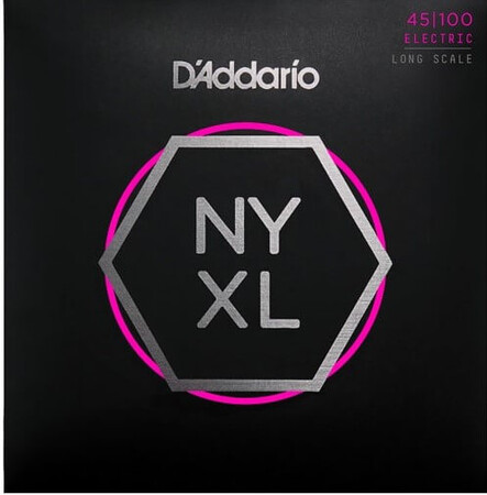 DAddario - D’Addario NYXL45100 4 Telli Bas Gitar Tel Takımı Long Scale (45-100)