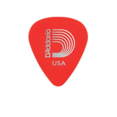 D’Addario 1DRD1-100 Duralin Light 50mm Kırmızı Pena-Tek - 1