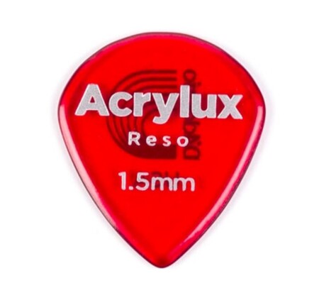 DAddario - D'Addario Acrylıc Reso 1.5mm Jazz ( 3' lü ) Paket Gitar Penası