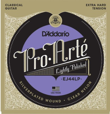 D'Addario EJ44LP Pro-Arté Extra-Hard Tension Lightly Polished Composite Klasik Gitar Tel Takımı - Thumbnail