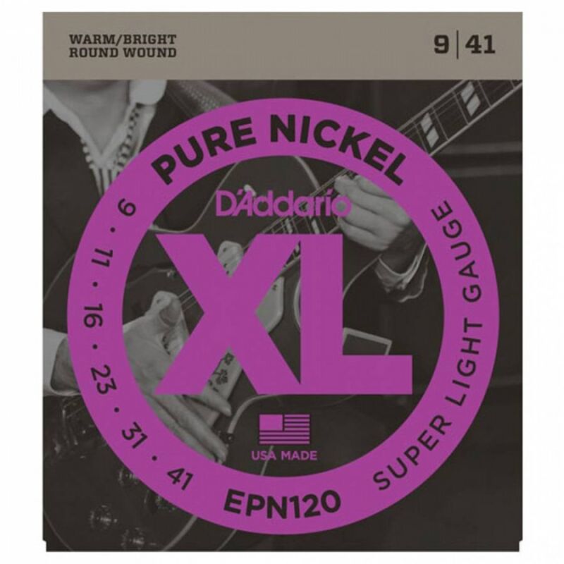 D'Addario EPN120 Super Light Elektro Gitar Takım Tel (09-41) - 1