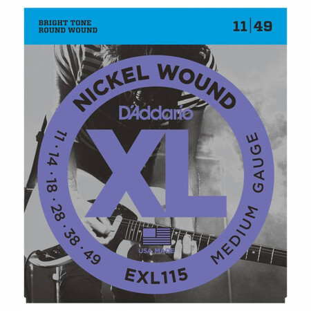 D'Addario EXL115 Blues / Jazz Nickel Wound Elektro Gitar Teli (011-049)