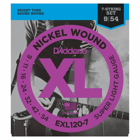 D'Addario EXL120-7 7 Telli Elektro Gitar Teli (009-054) - Thumbnail