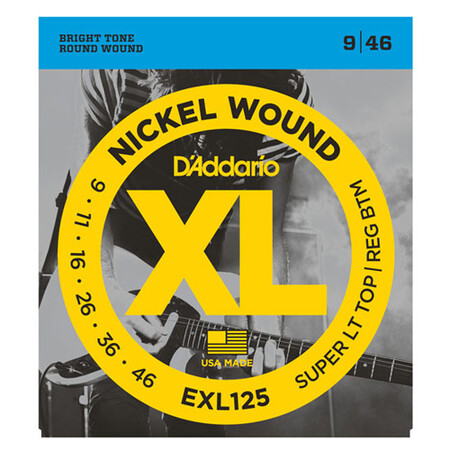 D'Addario EXL125 Nickel Wound Elektro Gitar Teli (09-046) - Thumbnail