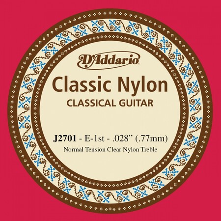D'Addario - D'Addario J2701 Klasik Gitar Tek İnce Mi Teli