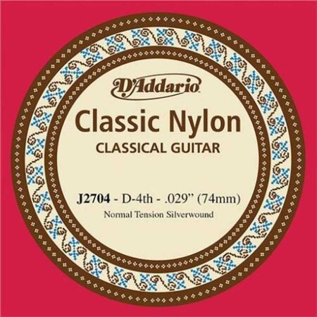 D'Addario - D'Addario J2704 Klasik Gitar Tek Re Teli