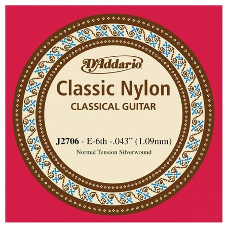 DAddario - D'Addario J2706 Klasik Gitar Tek Kalın Mi Teli