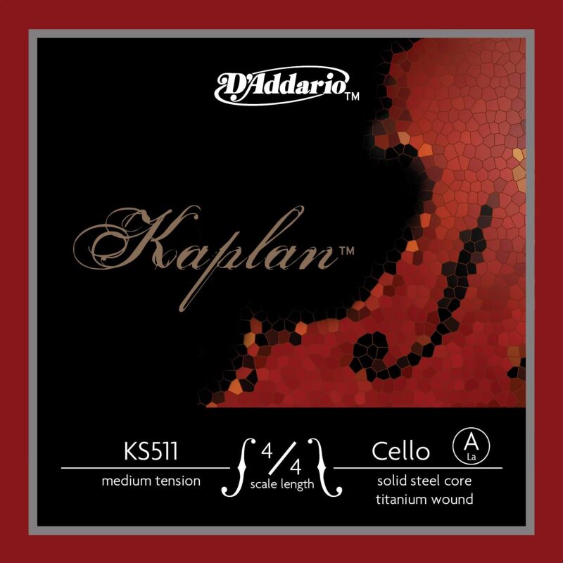 D’Addario KS511 Kaplan Çello Tek Tel 4/4 Medium Tension - 1