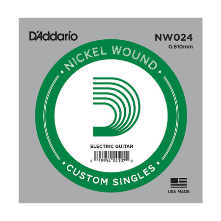 DAddario - D'Addario NW024 Nickel Wound Elektro Gitar Tek Tel