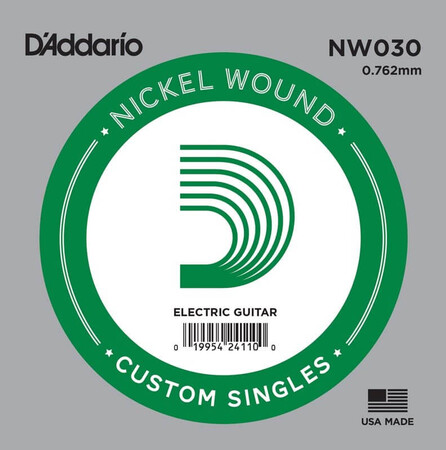 D'Addario NW030 Nickel Wound Elektro Gitar Tek Tel