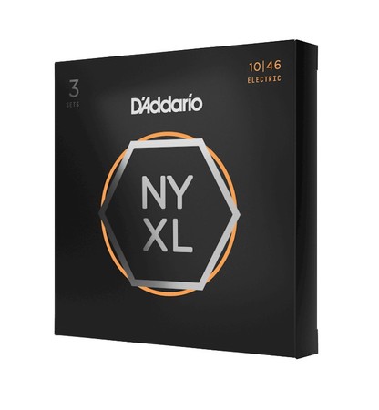 D'Addario NYXL1046-3P Nikel Wound Elektro Gitar Tel Takımı 3lü Set - Thumbnail